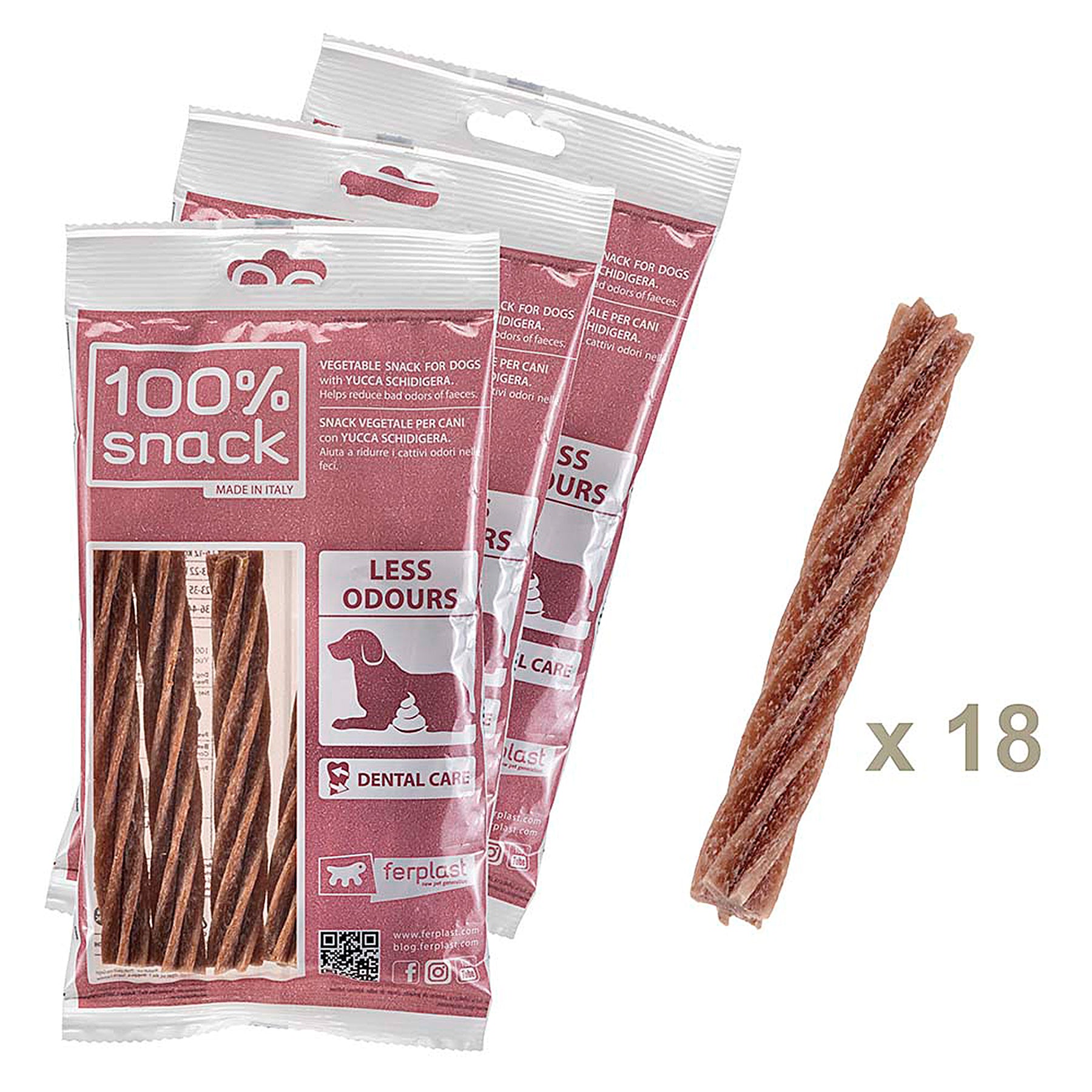 where can i buy yucca for dogs 100% SNACK STICKS - FUSILLI YUCCA Ferplast
