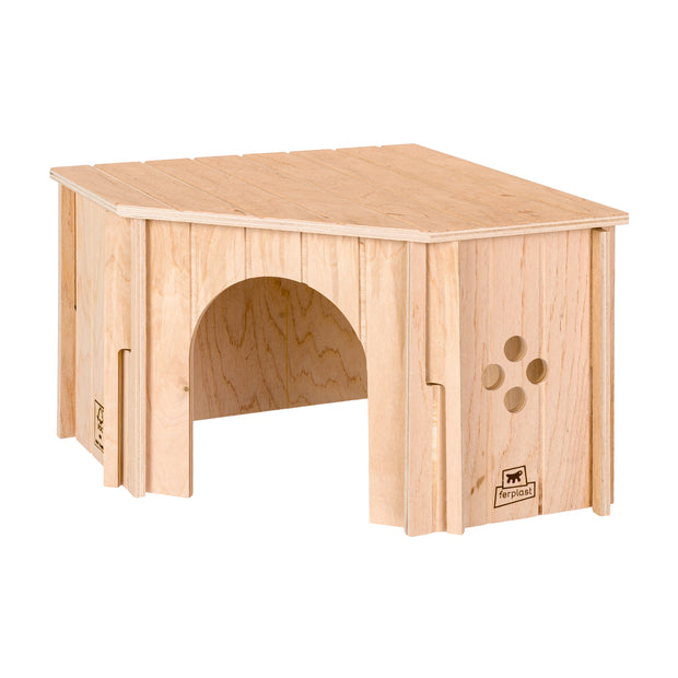 SIN CORNER Wooden Corner House for Small Animals