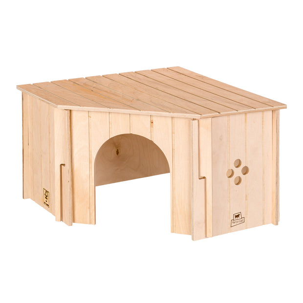 SIN CORNER Wooden Corner House for Small Animals