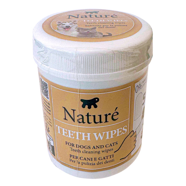 DISPOSABLE DENTAL FINGER PADS FOR DOGS AND CATS NATURÉ (x50)