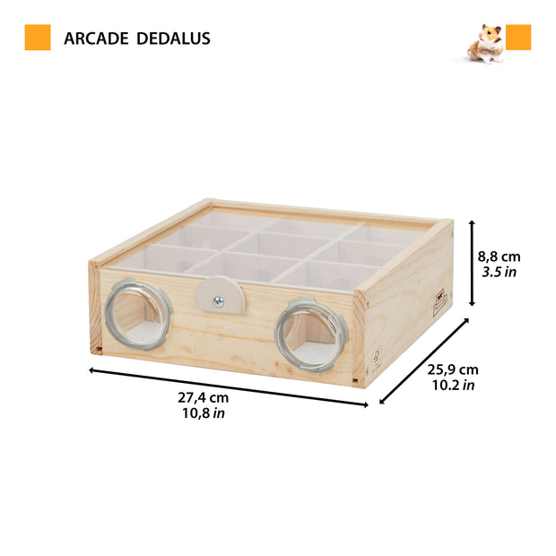 ARCADE DEDALUS Wooden hamster toy