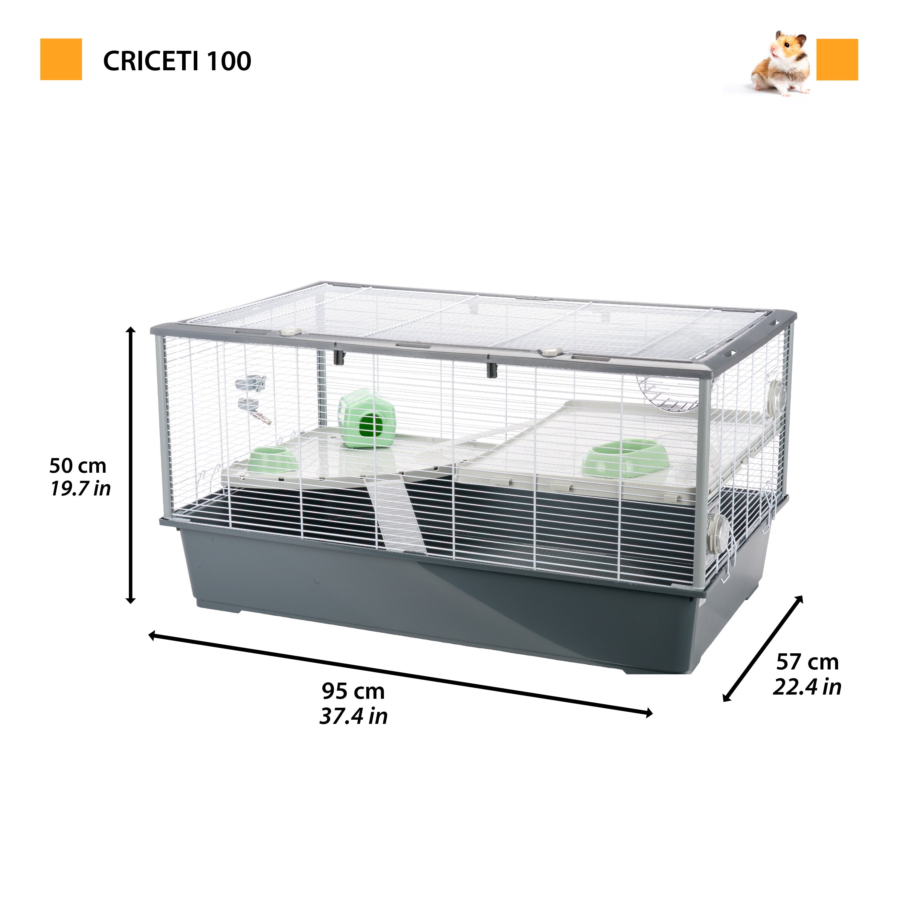 CRICETI 100 Ferplast | Ferplast Official