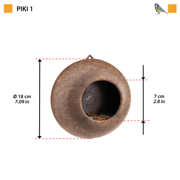 Outdoor feeder for wild birds