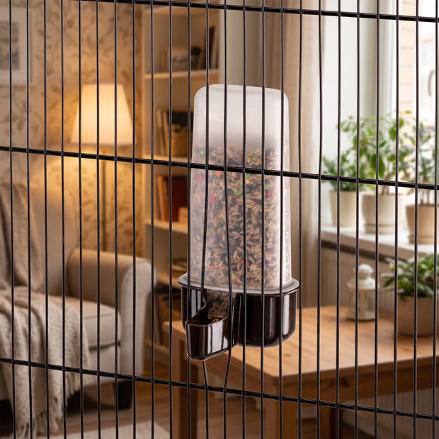 Water or food dispenser for birds
