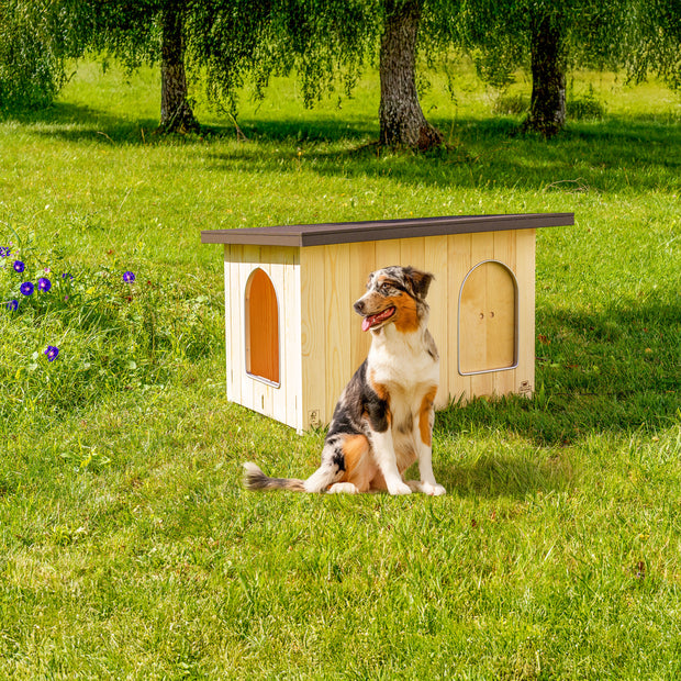 CLICKO wooden dog kennel