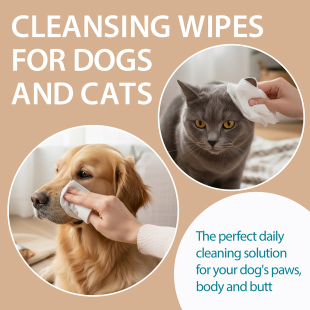 CHAMOMILE DOG AND CAT WIPES NATURÉ (X40)