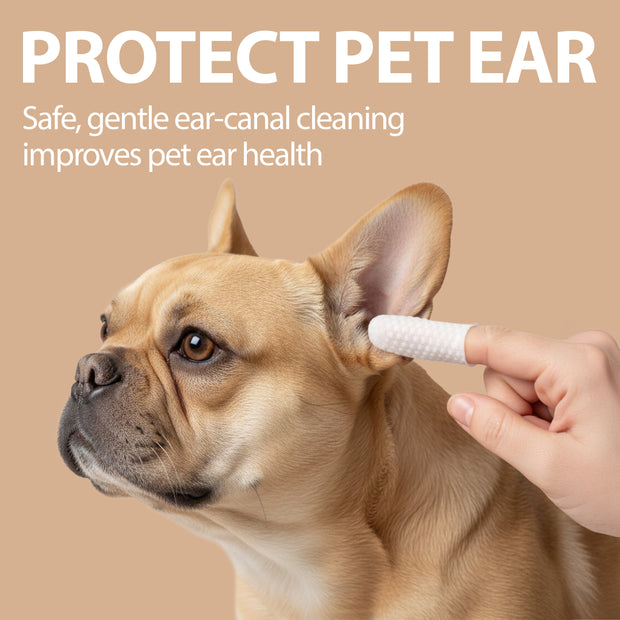 DISPOSABLE EAR FINGER PADS FOR DOGS AND CATS NATURÉ(x50)