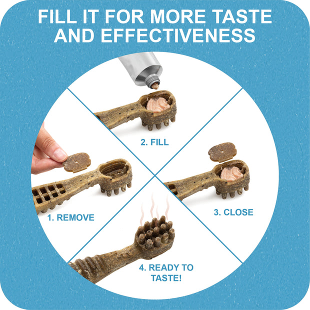 100% SNACK FILLABLE - TOOTHBRUSH LITHOTAMNIUM