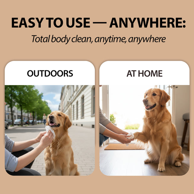 ALOE VERA DOG AND CAT WIPES NATURÉ (X40)