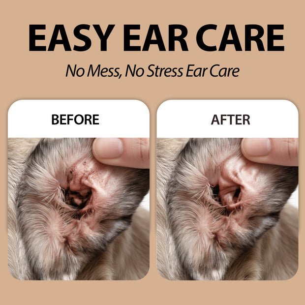 DISPOSABLE EAR FINGER PADS FOR DOGS AND CATS NATURÉ(x50)