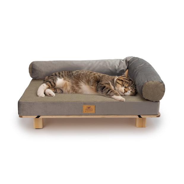 HARU Wooden Dog and Cat Bed