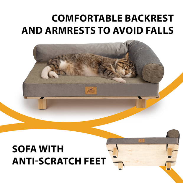 HARU Wooden Dog and Cat Bed