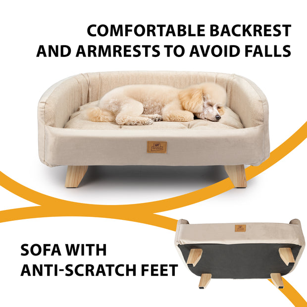 YUKI Wooden Dog and Cat Bed