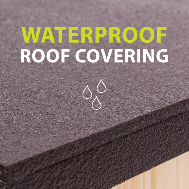 CLICKO wooden dog kennel