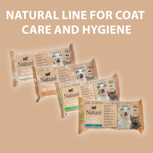 GREEN TEA DOG AND CAT WIPES NATURÉ (X40)