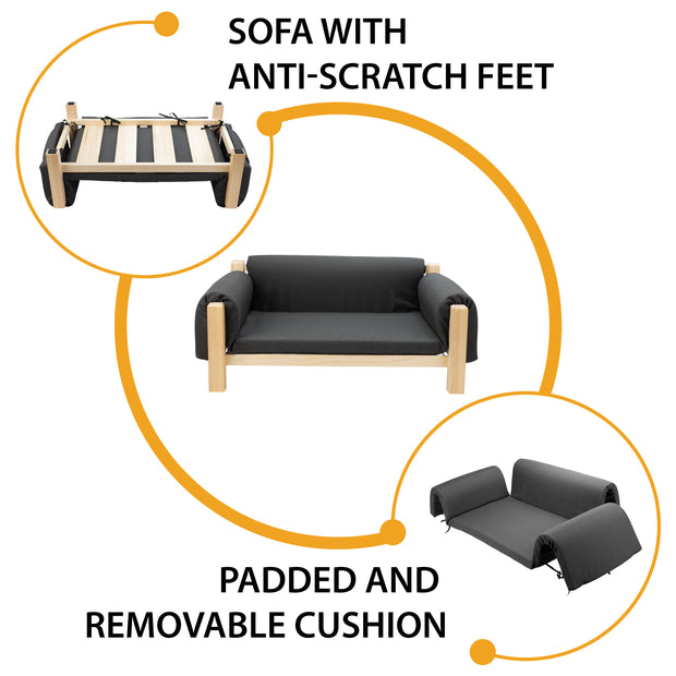 MIZU Wooden Dog and Cat Bed