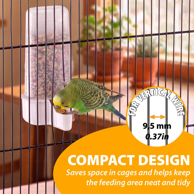 Water or food dispenser for birds