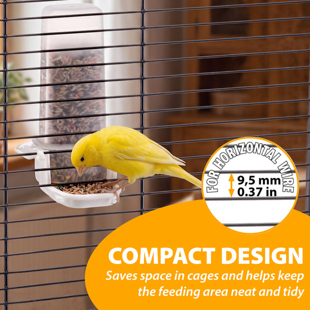 Water or food dispenser for hamsters and birds