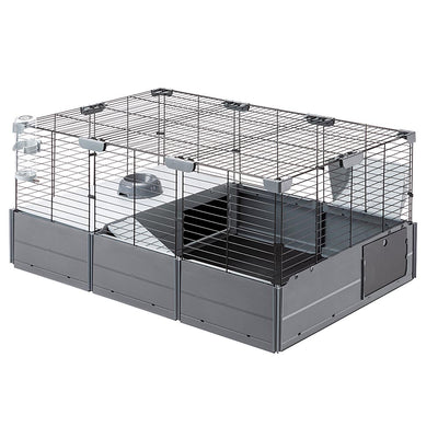 Ferplast Mouse and Rat Cage Jenny, Small Animal Cage, 80 x 50 xh 79,5 cm  Grey